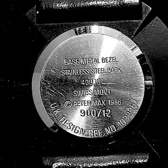 Peter Max Blonde Portrait Watch 1986 Swiss Mov’t - Picture 5 of 5